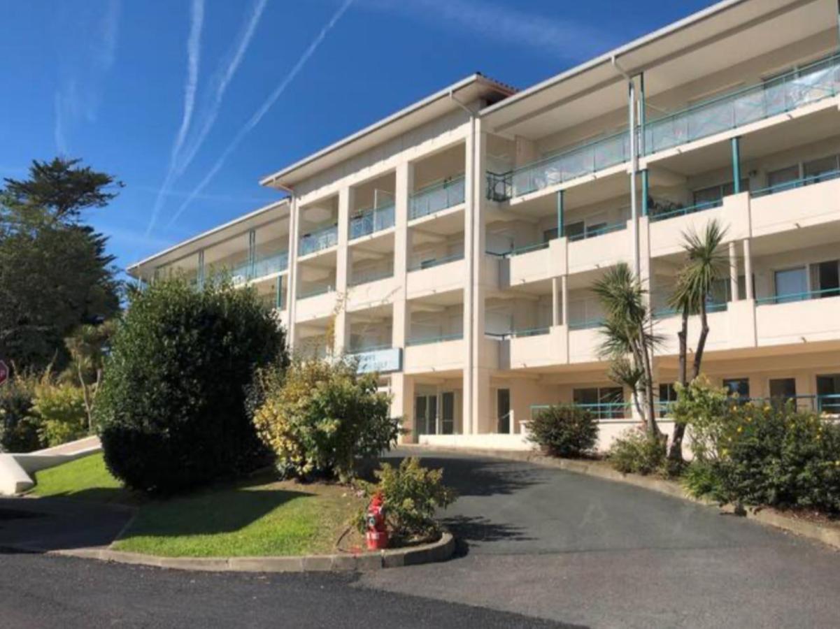 Studio au calme avec piscine, face golf, parking gratuit, tout à pied à 10mn centre ville Ciboure Exterior foto